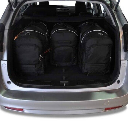 Kjust Reistassenset voor Honda Civic Tourer 2014-2018 - Set van 4 Tassen met 3 Roltassen en 1 Sporttas