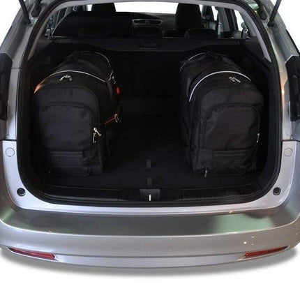 Kjust Reistassenset voor Honda Civic Tourer 2014-2018 - Set van 4 Tassen met 3 Roltassen en 1 Sporttas
