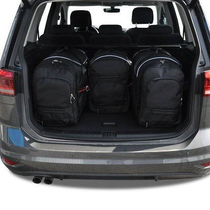 Kjust Reistassenset voor Volkswagen Touran vanaf 2015 - Set van 4 Tassen met 3 Roltassen en 1 Sporttas