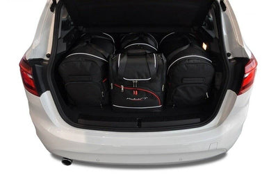 Kjust Reistassenset voor BMW 2 serie Active Tourer 2014-2022 - Set van 4 Tassen met 2 Roltassen 1 Sporttas en 1 Vliegtuigtas