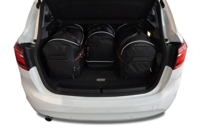 Kjust Reistassenset voor BMW 2 serie Active Tourer 2014-2022 - Set van 4 Tassen met 2 Roltassen 1 Sporttas en 1 Vliegtuigtas