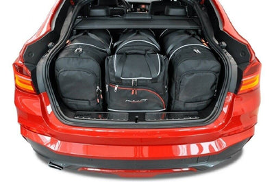 Kjust Reistassenset voor BMW X4 2014-2018 - Set van 4 Tassen met 3 Roltassen en 1 Vliegtuigtas