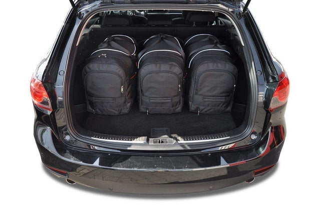 Kjust Reistassenset voor Mazda 6 Tourer 2013-2024 - Set van 5 Tassen met 3 Roltassen en 2 Vliegtuigtassen