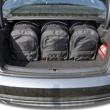 Kjust Reistassenset voor Audi A4 Sedan 2015-2024 - Set van 5 Tassen met 3 Roltassen en 2 Vliegtuigtassen