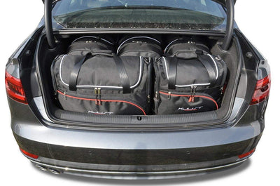 Kjust Reistassenset voor Audi A4 Sedan 2015-2024 - Set van 5 Tassen met 3 Roltassen en 2 Vliegtuigtassen