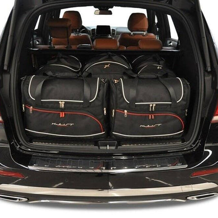 Kjust Reistassenset voor Mercedes Benz GLE 2015-2019 - Set van 5 Tassen met 3 Roltassen en 2 Vliegtuigtassen