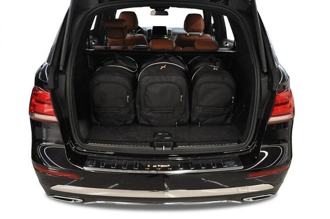 Kjust Reistassenset voor Mercedes Benz GLE 2015-2019 - Set van 5 Tassen met 3 Roltassen en 2 Vliegtuigtassen