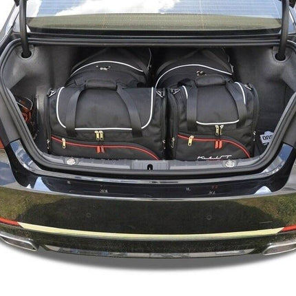 Kjust Reistassenset voor BMW 7 serie 2008-2015 - Set van 4 Tassen met 2 Roltassen en 2 Vliegtuigtassen