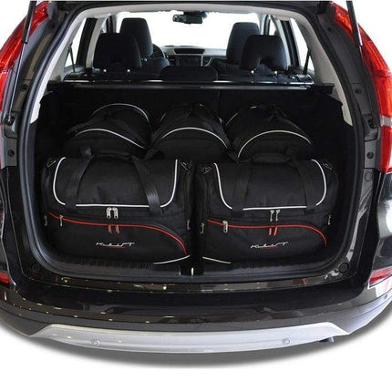 Kjust Reistassenset voor Honda CRV 2012-2018 - Set van 5 Tassen met 3 Roltassen en 2 Vliegtuigtassen