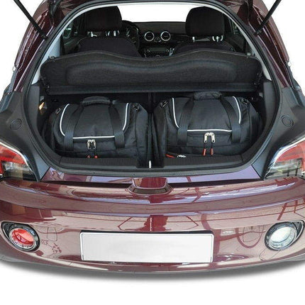 Kjust Reistassenset voor Opel Adam 2012-2019 - Set van 2 Tassen met 2 Sporttassen