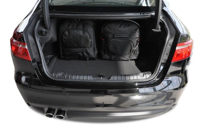 Kjust Reistassenset voor Jaguar XF 2015-2024 - Set van 4 Tassen met 2 Roltassen en 2 Sporttassen