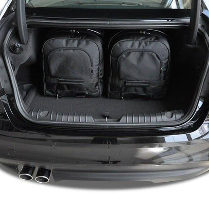 Kjust Reistassenset voor Jaguar XF 2015-2024 - Set van 4 Tassen met 2 Roltassen en 2 Vliegtuigtassen