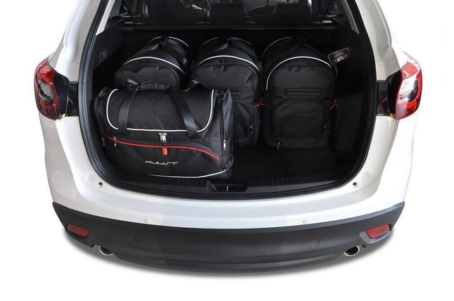 Kjust Reistassenset voor Mazda CX-5 2012-2017 - Set van 5 Tassen met 3 Roltassen en 2 Vliegtuigtassen