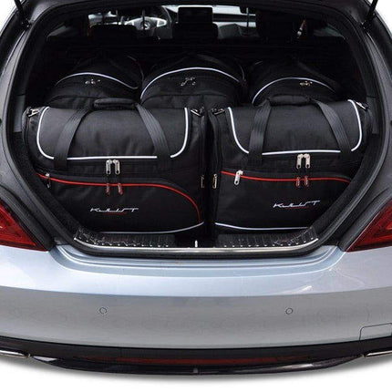 Kjust Reistassenset voor Mercedes Benz CLS Shooting Brake 2012-2018 - Set van 5 Tassen met 3 Roltassen en 2 Vliegtuigtassen