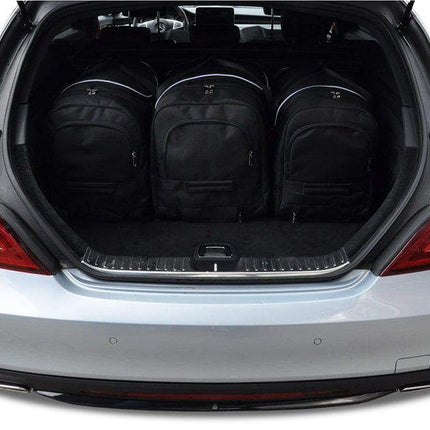 Kjust Reistassenset voor Mercedes Benz CLS Shooting Brake 2012-2018 - Set van 5 Tassen met 3 Roltassen en 2 Vliegtuigtassen