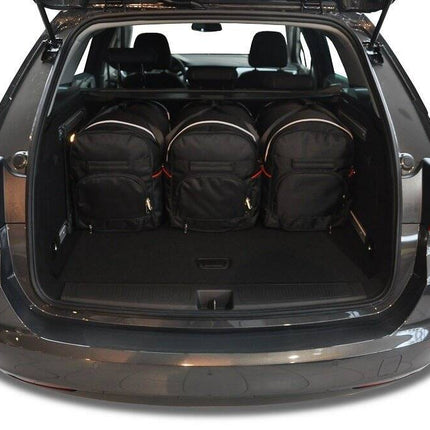 Kjust Reistassenset voor Opel Astra Sports Tourer 2015-2022 - Set van 5 Tassen met 3 Roltassen en 2 Sporttassen