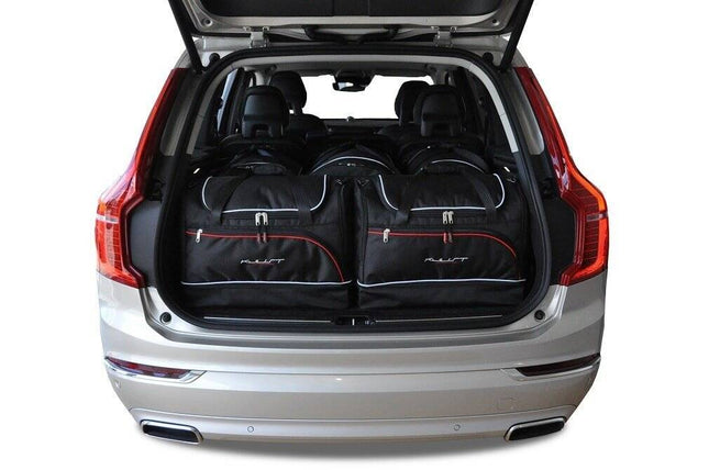 Kjust Reistassenset voor Volvo XC90 vanaf 2015 - Set van 5 Tassen met 3 Roltassen en 2 Sporttassen