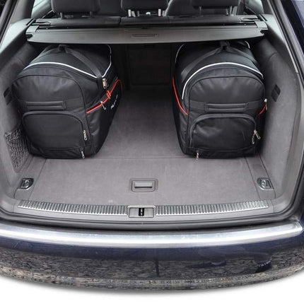 Kjust Reistassenset voor Audi A4 Avant 2002-2005 - Set van 5 Tassen met 3 Roltassen en 2 Vliegtuigtassen