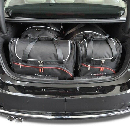 Kjust Reistassenset voor BMW 3 serie Sedan 2012-2019 - Set van 4 Tassen met 2 Roltassen en 2 Vliegtuigtassen