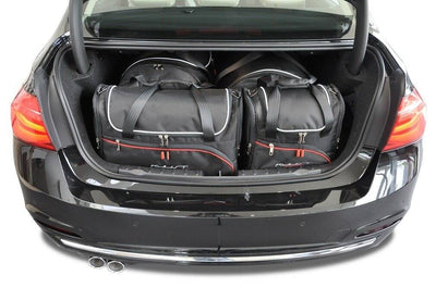 Kjust Reistassenset voor BMW 3 serie Sedan 2012-2019 - Set van 4 Tassen met 2 Roltassen en 2 Vliegtuigtassen