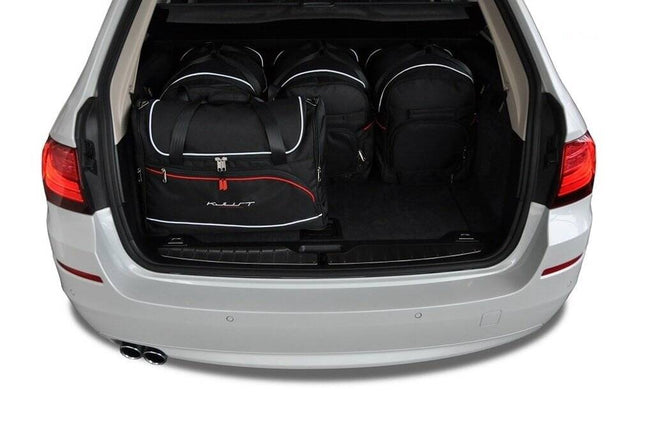 Kjust Reistassenset voor BMW 5 serie Touring 2010-2017 - Set van 5 Tassen met 3 Roltassen en 2 Vliegtuigtassen