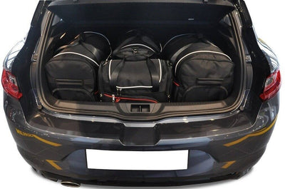 Kjust Reistassenset voor Renault Megane 5-deurs E-Tech vanaf 2022 - Set van 4 Tassen met 2 Roltassen 1 Sporttas en 1 Vliegtuigtas