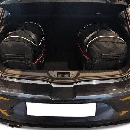 Kjust Reistassenset voor Renault Megane 5-deurs E-Tech vanaf 2022 - Set van 4 Tassen met 2 Roltassen 1 Sporttas en 1 Vliegtuigtas