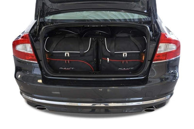 Kjust Reistassenset voor Volvo S80 Sedan 2006-2016 - Set van 5 Tassen met 3 Roltassen en 2 Vliegtuigtassen