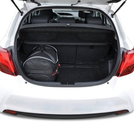 Kjust Reistassenset voor Toyota Yaris 5-deurs 2011-2020 - Set van 3 Tassen met 2 Roltassen en 1 Vliegtuigtas