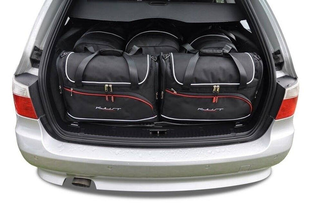 Kjust Reistassenset voor BMW 5 serie Touring 2004-2010 - Set van 5 Tassen met 3 Roltassen en 2 Vliegtuigtassen