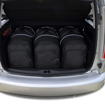 Kjust Reistassenset voor Skoda Roomster 2006-2015 - Set van 3 Tassen met 3 Roltassen