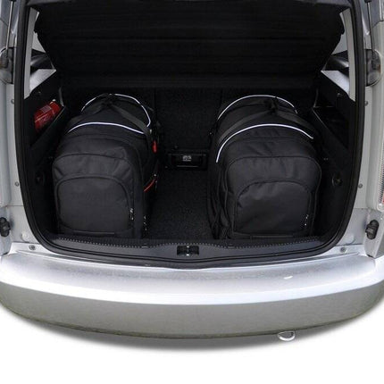 Kjust Reistassenset voor Skoda Roomster 2006-2015 - Set van 4 Tassen met 2 Roltassen en 2 Vliegtuigtassen