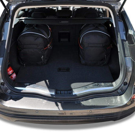 Kjust Reistassenset voor Ford Mondeo stationwagen 2014-2022 - Set van 5 Tassen met 3 Roltassen en 2 Sporttassen