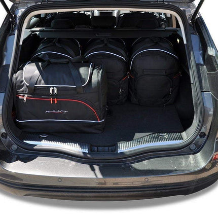 Kjust Reistassenset voor Ford Mondeo stationwagen 2014-2022 - Set van 5 Tassen met 3 Roltassen en 2 Sporttassen
