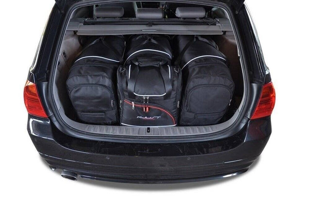 Kjust Reistassenset voor BMW 3 serie Touring 2005-2010 - Set van 4 Tassen met 3 Roltassen en 1 Vliegtuigtas