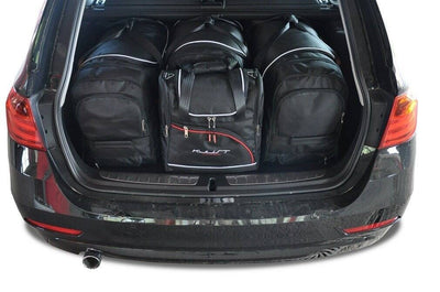 Kjust Reistassenset voor BMW 3 serie Touring 2012-2019 - Set van 4 Tassen met 3 Roltassen en 1 Vliegtuigtas