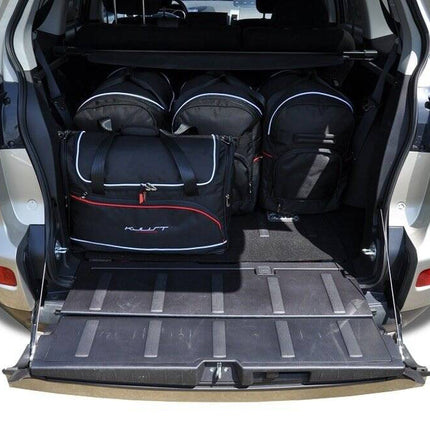Kjust Reistassenset voor Mitsubishi Outlander 2007-2013 - Set van 5 Tassen met 3 Roltassen en 2 Vliegtuigtassen