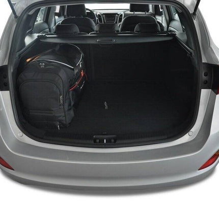 Kjust Reistassenset voor Hyundai i30 Tourer 2012-2017 - Set van 4 Tassen met 2 Roltassen en 2 Sporttassen