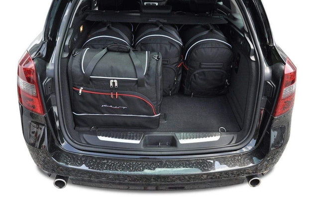 Kjust Reistassenset voor Renault Laguna Sport Tourer 2008-2015 - Set van 5 Tassen met 3 Roltassen en 2 Sporttassen