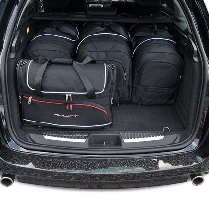 Kjust Reistassenset voor Renault Laguna Sport Tourer 2008-2015 - Set van 5 Tassen met 3 Roltassen en 2 Vliegtuigtassen