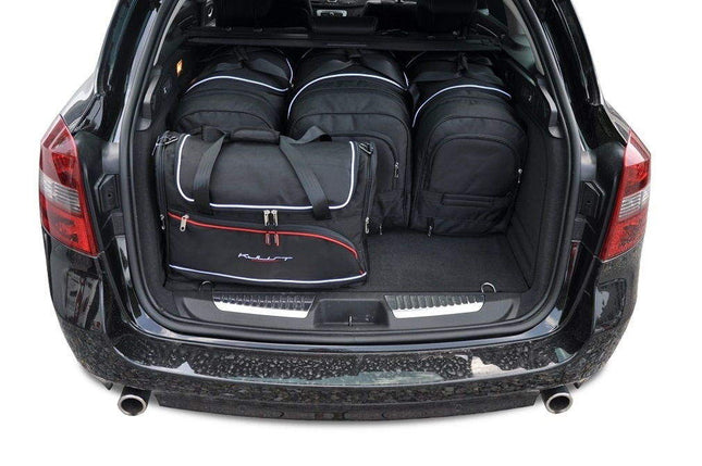 Kjust Reistassenset voor Renault Laguna Sport Tourer 2008-2015 - Set van 5 Tassen met 3 Roltassen en 2 Vliegtuigtassen