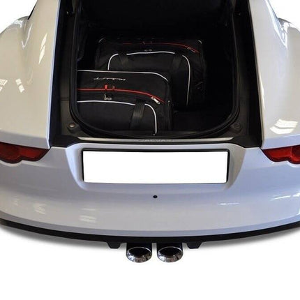 Kjust Reistassenset voor Jaguar F-Type coupe 2014-2024 - Set van 3 Tassen met 1 Sporttas en 2 Vliegtuigtassen