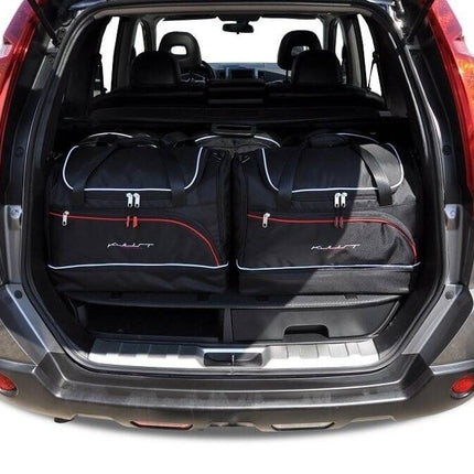 Kjust Reistassenset voor Nissan X-trail 2007-2014 - Set van 5 Tassen met 3 Roltassen en 2 Sporttassen