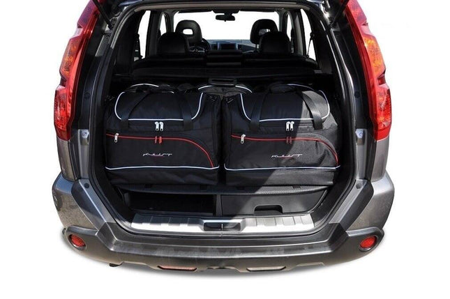 Kjust Reistassenset voor Nissan X-trail 2007-2014 - Set van 5 Tassen met 3 Roltassen en 2 Sporttassen