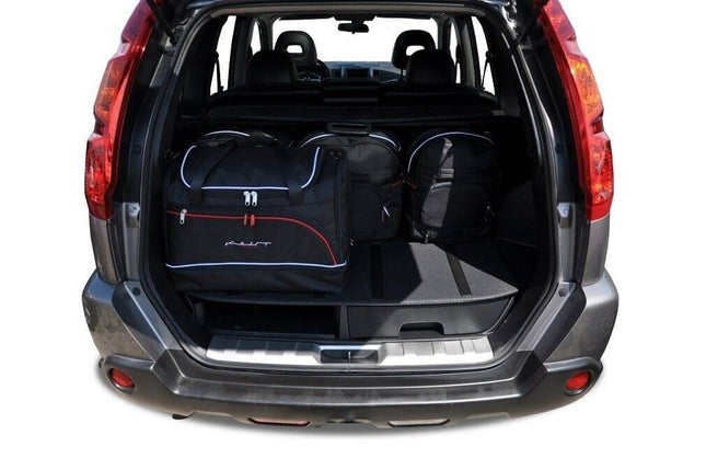 Kjust Reistassenset voor Nissan X-trail 2007-2014 - Set van 5 Tassen met 3 Roltassen en 2 Sporttassen