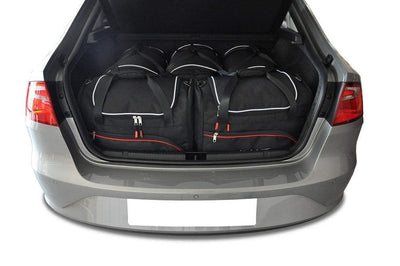 Kjust Reistassenset voor Seat Toledo Vanaf 2012 - Set van 5 Tassen met 3 Roltassen en 2 Sporttassen