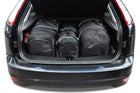 Kjust Reistassenset voor Ford Focus 5-deurs 2008-2011 - Set van 4 Tassen met 2 Roltassen en 2 Vliegtuigtassen