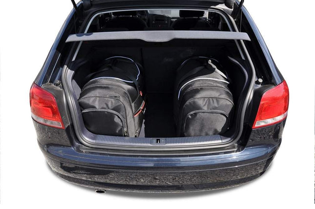 Kjust Reistassenset voor Audi A3 Sportback 2004-2013 - Set van 3 Tassen met 2 Roltassen en 1 Vliegtuigtas