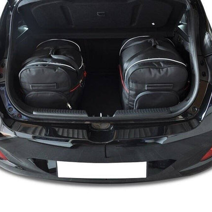 Kjust Reistassenset voor Hyundai i30 3-deurs 2013-2017 - Set van 3 Tassen met 2 Roltassen en 1 Vliegtuigtas