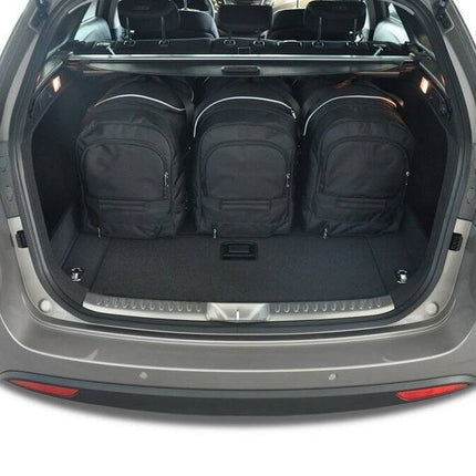Kjust Reistassenset voor Hyundai i40 Tourer vanaf 2011 - Set van 5 Tassen met 3 Roltassen en 2 Vliegtuigtassen